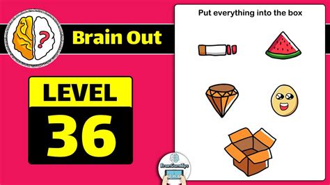 How to complete Brain out lv. 36 